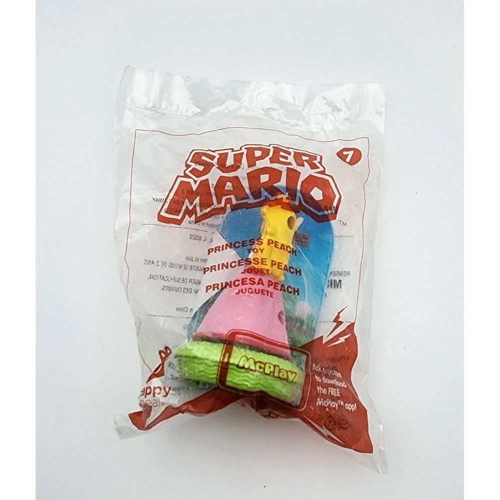 Super Mario Bros. Princess Peach McDonald's Happy Meal‎ Toys